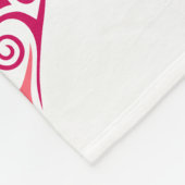 Vluchtband - Hearts Design 2 Fleece Deken (Hoek)