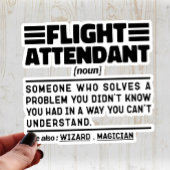 Vluchtbediende Noun Vliegtuig Luchtvaart Liefhebbe Sticker