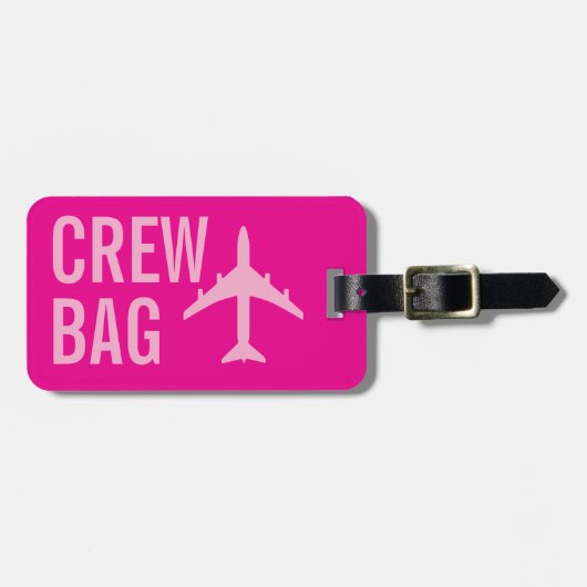 Vluchtbegeleider Bagagelabel (Voorkant horizontaal)