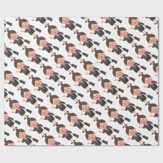 Vluchtbegeleider Cadeaupapier (Vlak)