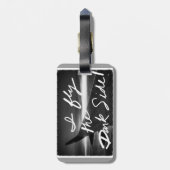 Vluchtbegeleider Ik Vlieg de Donkere Kant Bagagela Bagagelabel (Achterkant verticaal)