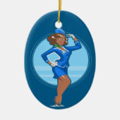 Vluchtbegeleider Keramisch Ornament (Voorkant)