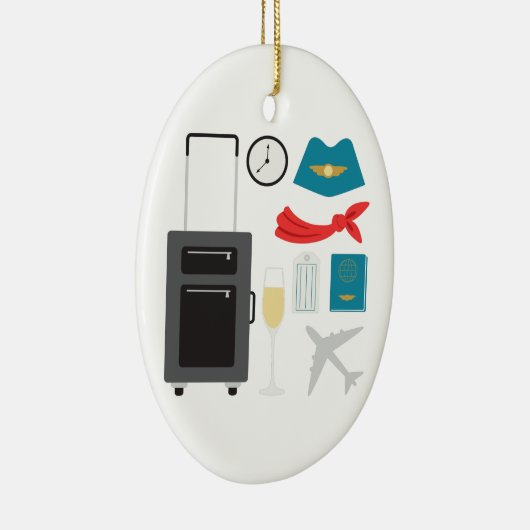 Vluchtbegeleider Keramisch Ornament (Rechts)