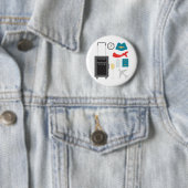 Vluchtbegeleider Ronde Button 5,7 Cm (In situ)