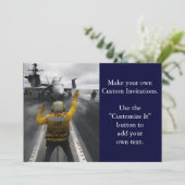 Vluchtdek van de vervoerder van Vliegtuig Kaart (Staand voorkant)