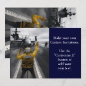 Vluchtdek van de vervoerder van Vliegtuig Kaart (Voorkant / Achterkant)