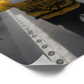 Vluchtdek van de vervoerder van Vliegtuig Poster (Hoek)