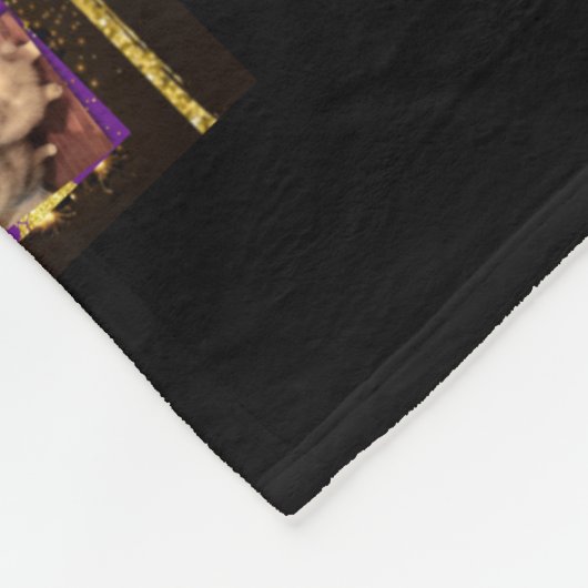 Vluchtdeken met alle collages fleece deken (Hoek)