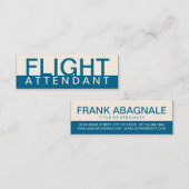 VLUCHTE AANDACHT. MINI VISITEKAARTJE (Voorkant / Achterkant)