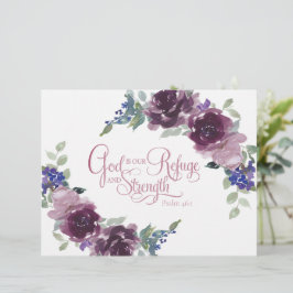 Vluchtel en sterkte paarse florale bloeding