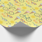 VLUCHTELING IN DE ZON-vakantiecadeau Cadeaupapier (Hoek)