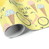 VLUCHTELING IN DE ZON-vakantiecadeau Cadeaupapier (Rol Hoek)