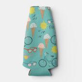 VLUCHTELING IN DE ZON-zomervakantie kleurrijk Flesjeskoeler (Voorkant)