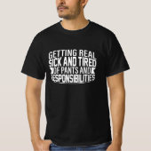 Vluchteling voor zuigelingen en verantwoordelijkhe t-shirt (Voorkant)