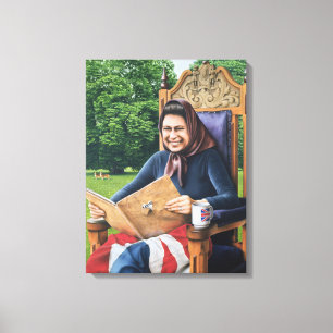 Vluchtelingen uit Engeland 1975 Canvas Afdruk