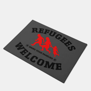 Vluchtelingen Welkom bij je familie Deurmat