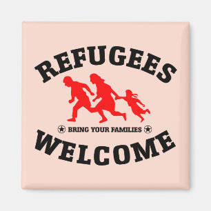 Vluchtelingen Welkom bij je familie Magneet