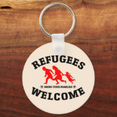Vluchtelingen Welkom bij je familie Sleutelhanger (Voorkant)