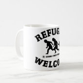 Vluchtelingen Welkom Koffiemok (Voorkant links)