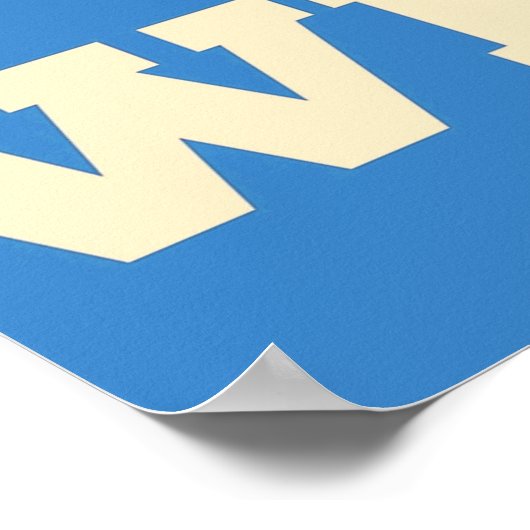 vluchtelingen welkom poster (Hoek)