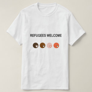 Vluchtelingen welkom t-shirt
