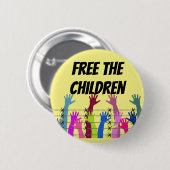 Vluchtelingenkinderen Button (Voorkant /achterkant)