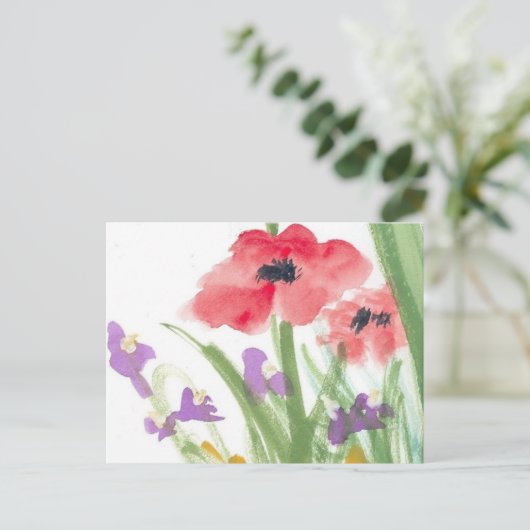 Vluchtelingenlangs de kust in New England Briefkaart (Staand voorkant)