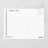 Vluchtelingenlangs de kust in New England Briefkaart (Achterkant)