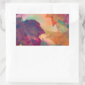 Vluchtelingenlangs de kust in New England Rechthoekige Sticker (Tas)