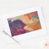 Vluchtelingenlangs de kust in New England Rechthoekige Sticker (Envelop)