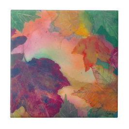 Vluchtelingenlangs de kust in New England Tegeltje