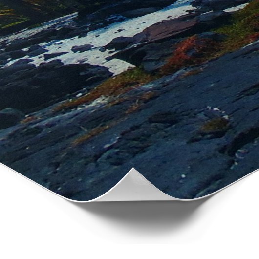 Vluchtelingenstad Big Island schilderachtig poster (Hoek)