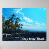 Vluchtelingenstad Big Island schilderachtig poster (Voorkant)