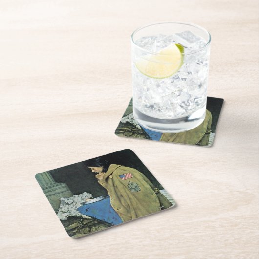 VluchtelingenThanksgiving Kartonnen Onderzetters (Insitu)