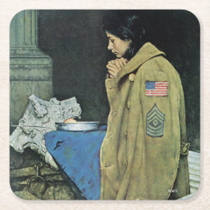 VluchtelingenThanksgiving Kartonnen Onderzetters