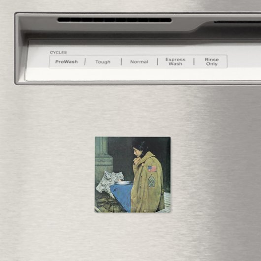 VluchtelingenThanksgiving Magneet (Insitu (Vaatwasser))