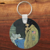 VluchtelingenThanksgiving Sleutelhanger (Voorkant)