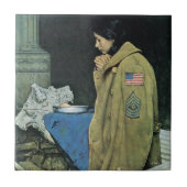 VluchtelingenThanksgiving Tegeltje (Voorkant)