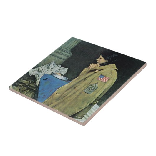 VluchtelingenThanksgiving Tegeltje (Zijkant)