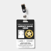 VLUCHTELINGRECOVERINGSAGENT BADGE (Voorzijde met clip)