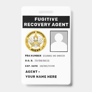 VLUCHTELINGRECOVERINGSAGENT Badge