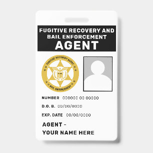 VLUCHTELINGRECOVERY- & BORGTOEZICHTAGENT Badge
