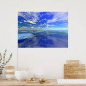 Vluchten boven water poster (Keuken)