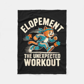 Vluchten De Onverwachte Workout Grappig Autisme Fleece Deken