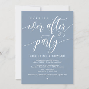 Vluchten, Happily Ever After Feest, Stof Blauw Kaart