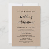 Vluchten, Het is een na het bruiloftsfeest, Kraft Kaart (Voorkant)