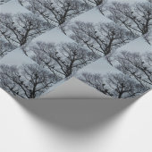 Vluchten in een winterboom cadeaupapier (Hoek)