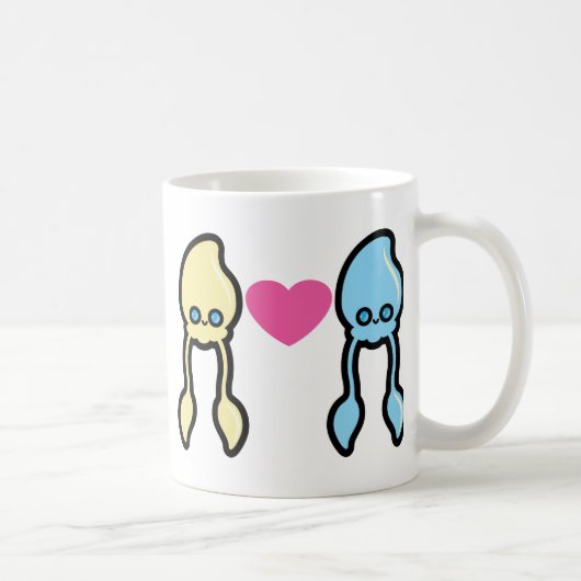 Vluchten in liefde koffiemok (Rechts)