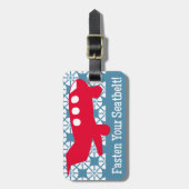 Vluchten, Kiddo. Bagagelabel (Voorkant verticaal)