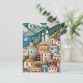 Vluchten naar Antalya Turkiye Briefkaart (Staand voorkant)